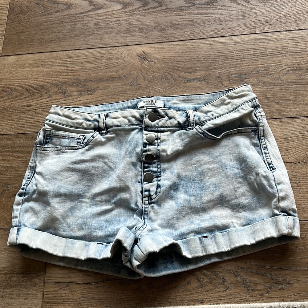 Forget 21 stretch denim shorts